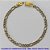 PULSEIRA MASCULINA NO BRUTO PRONTO PARA O BANHO - PULSEIRA 3X1 ELLO BATIDO DIAMANTADA (M31128) - COMPRIMENTO: 20CM - LARGURA 5MM - ESPESSURA: 1,2MM - FECHO GAVETA COM TRAVA - PESO 6,5GR - COMPOSIÇÃO: 100% LATÃO - BRU9319 - Imagem 1