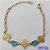 PULSEIRA NO BRUTO PRONTO PARA O BANHO - PULSEIRA TIPO VAN CLEEF COM 3 PINGENTES 15MM E 2 FORMATO CORAÇÃO EM VIDRO AZUL - TAMANHO 18CM COM FECHO LAGOSTA + EXTENSOR - PESO 4,9GR - BRU9343 - Imagem 1