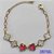 PULSEIRA NO BRUTO PRONTO PARA O BANHO - PULSEIRA TIPO VAN CLEEF COM 6 PINGENTES 11MM - TAMANHO 18CM COM FECHO LAGOSTA + EXTENSOR - PESO 5,3GR - COMPOSIÇÃO: LATÃO / VIDRO - BRU9349 - Imagem 1