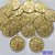 ACESSORIO PINGENTE NO BRUTO PRONTO PARA O BANHO (CX34) - (3094) MEDALHA REDONDA ANJOS GABRIEL / MIGUEL / RAFAEL 25MM - COMPOSIÇÃO 100% LATÃO - PESO TOTAL 3GR - BRU0001472 - Imagem 1