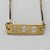 PULSEIRA GRAVATINHA  NO BRUTO PRONTO PARA O BANHO - PULSEIRA AJUSTÁVEL COM PINGENTE PLACA VAZADA MAR (E2153) - TAMANHO: 5X20MM - PESO 1,3GR - BRU9354 - Imagem 2