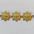 PULSEIRA GRAVATINHA NO BRUTO PRONTO PARA O BANHO - PULSEIRA AJUSTÁVEL COM PINGENTES ESPÍRITO SANTO (E2507) - PESO 3,2GR - BRU9373 - Imagem 2