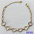 PULSEIRA NO BRUTO PRONTO PARA O BANHO - PULSEIRA TIPO VAN CLEEF COM 6 PINGENTES 11MM EM VIDRO CRISTAL - TAMANHO 18CM COM FECHO LAGOSTA + EXTENSOR - PESO 6GR - BRU9374 - Imagem 1
