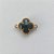 ACESSORIO NO BRUTO PRONTO PARA O BANHO - PINGENTE TIPO "VAN CLEEF" PRETO COM DUAS ARGOLINHAS - TAMANHO 11MM - PESO 0,7GR - COMPOSIÇÃO: LATÃO / VIDRO - (VENDIDA POR UNIDADE) BRU0001482 - Imagem 2