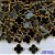 ACESSORIO NO BRUTO PRONTO PARA O BANHO - PINGENTE TIPO "VAN CLEEF" PRETO COM DUAS ARGOLINHAS - TAMANHO 15MM - PESO 0,8GR - COMPOSIÇÃO: LATÃO / RESINA - (VENDIDA POR UNIDADE) BRU0001484 - Imagem 1