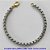PULSEIRA MASCULINA EM ALUMÍNIO NO BRUTO PRONTO PARA O BANHO (A27) - PULSEIRA 5,3MM - COMPRIMENTO: 18CM - FECHO LAGOSTA - PESO 6,7GR - COMPOSIÇÃO: 100% LATÃO - BRU9405 - Imagem 1