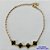 PULSEIRA NO BRUTO PRONTO PARA O BANHO - PULSEIRA TIPO VAN CLEEF COM 4 PINGENTES EM VIDRO DE 9MM - PULSEIRA COM 18CM + EXTENSOR - PESO TOTAL: 3,4GR - COMPOSIÇÃO: LATÃO / VIDRO - BRU9410 - Imagem 1