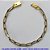 PULSEIRA MASCULINA NO BRUTO PRONTO PARA O BANHO - PULSEIRA CARTIER (KDL1.50) - COMPRIMENTO: 20CM - LARGURA 5,4MM - FECHO GAVETA COM TRAVA - PESO 7,2GR - COMPOSIÇÃO: 100% LATÃO - BRU9437 - Imagem 1