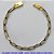 PULSEIRA MASCULINA NO BRUTO PRONTO PARA O BANHO - PULSEIRA CARTIER (KDL1.50) - COMPRIMENTO: 25CM - LARGURA 5,4MM - FECHO GAVETA COM TRAVA - PESO 7,9GR - COMPOSIÇÃO: 100% LATÃO - BRU9441 - Imagem 1
