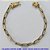 PULSEIRA MASCULINA NO BRUTO PRONTO PARA O BANHO - PULSEIRA CARTIER (KDL1.50) - COMPRIMENTO: 25CM - LARGURA 5,4MM - FECHO GAVETA COM TRAVA DUPLA - PESO 8,8GR - COMPOSIÇÃO: 100% LATÃO - BRU9442 - Imagem 1