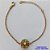PULSEIRA NO BRUTO PRONTO PARA O BANHO - PULSEIRA COM PINGENTE FLOR CRAVEJADA COM ZIRCÔNIAS COLORIDAS 16MM - PULSEIRA COM 18CM + EXTENSOR - PESO TOTAL: 3,8GR - COMPOSIÇÃO: LATÃO / ZIRCÔNIA - BRU9449 - Imagem 1