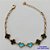 PULSEIRA NO BRUTO PRONTO PARA O BANHO - PULSEIRA TIPO VAN CLEEF COM 6 PINGENTES 11MM - TAMANHO 18CM COM FECHO LAGOSTA + EXTENSOR - PESO 5,3GR - COMPOSIÇÃO: LATÃO / VIDRO - BRU9496 - Imagem 1