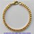 PULSEIRA MASCULINA NO BRUTO PRONTA PARA O BANHO - PULSEIRA EM LATÃO (C4.2) - COMPRIMENTO: 20CM - LARGURA 4,2MM - FECHO LAGOSTA - PESO 8,9GR - COMPOSIÇÃO: 100% LATÃO - BRU9509 - Imagem 1