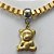 PULSEIRA NO BRUTO PRONTA PARA O BANHO - PULSEIRA EM LATÃO 4,2MM (C4.2) COM PINGENTE URSINHO DUPLO 16MM - COMPRIMENTO: 18CM + EXTENSOR - FECHO LAGOSTA - PESO 9,9GR - COMPOSIÇÃO: 100% LATÃO - BRU9517 - Imagem 2