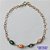 PULSEIRA NO BRUTO PRONTO PARA O BANHO(CX86) - PULSEIRA COM OLHOS GREGOS COLORIDOS - TAMANHO: 18CM COM FECHO LAGOSTA - PESO 2,4GR - BRU9535 - Imagem 1