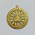 ACESSÓRIO NO BRUTO PRONTO PARA O BANHO - MEDALHA REDONDA VAZADA NOSSA SRA APARECIDA (3.592A1) - COMPOSIÇÃO: 100% LATÃO - TAMANHO 26MM -  PESO TOTAL 1,9GR - BRU0001497 - Imagem 2