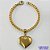 PULSEIRA NO BRUTO PRONTA PARA O BANHO - PULSEIRA EM LATÃO COM PINGENTE CORAÇÃO DUPLO 26MM - COMPRIMENTO: 17CM - ESPESSURA 4MM - FECHO LAGOSTA - PESO 12,7GR - COMPOSIÇÃO: 100% LATÃO - BRU9568 - Imagem 1