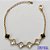 PULSEIRA NO BRUTO PRONTA PARA O BANHO - PULSEIRA TIPO VAN CLEEF COM 6 PINGENTES - COMPRIMENTO: 17CM - FECHO LAGOSTA + EXTENSOR - PESO 5,5GR - COMPOSIÇÃO: LATÃO / VIDRO - BRU9575 - Imagem 1