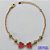 PULSEIRA NO BRUTO PRONTA PARA O BANHO - PULSEIRA TIPO VAN CLEEF COM BOLINHAS VAZADAS - COMPRIMENTO: 17CM - FECHO LAGOSTA + EXTENSOR - PESO 4,2GR - COMPOSIÇÃO: LATÃO / VIDRO - BRU9595 - Imagem 1