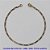 PULSEIRA NO BRUTO PRONTO PARA O BANHO - PULSEIRA EM LATÃO 3X1 (3164D) - COMPRIMENTO: 20CM - LARGURA 2,4MM - FECHO LAGOSTA - PESO 1,9GR - COMPOSIÇÃO: 100% LATÃO - BRU9619 - Imagem 1