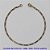 PULSEIRA NO BRUTO PRONTO PARA O BANHO - PULSEIRA EM LATÃO 3X1 (3164D) - COMPRIMENTO: 25CM - LARGURA 2,4MM - FECHO LAGOSTA - PESO 2,3GR - COMPOSIÇÃO: 100% LATÃO - BRU9620 - Imagem 1