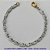 PULSEIRA NO BRUTO PRONTO PARA O BANHO - PULSEIRA EM ALUMÍNIO (A37) - COMPRIMENTO: 25CM - LARGURA 5,7MM - FECHO LAGOSTA - PESO 5GR - COMPOSIÇÃO: ALUMÍNIO - BRU9622 - Imagem 1