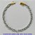 PULSEIRA NO BRUTO PRONTO PARA O BANHO - PULSEIRA EM ALUMÍNIO (A37) - COMPRIMENTO: 20CM - LARGURA 5,7MM - FECHO CANHÃO COM TRAVA - PESO 4,9GR - COMPOSIÇÃO: ALUMÍNIO - BRU9625 - Imagem 1