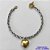 PULSEIRA NO BRUTO PRONTA PARA O BANHO - PULSEIRA EM ALUMÍNIO COM PINGENTE CORAÇÃO DUPLO 16MM EM LATÃO (806) - COMPRIMENTO: 18CM + EXTENSOR - FECHO BÓIA EM LATÃO - PESO 5,5GR - COMPOSIÇÃO: LATÃO / ALUMÍNIO - BRU9679 - Imagem 1