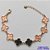 PULSEIRA NO BRUTO PRONTO PARA O BANHO - PULSEIRA COM 8 PINGENTES TIPO VAN CLEEF 15MM - TAMANHO 18CM COM EXTENSOR E FECHO LAGOSTA - COMPOSIÇÃO: LATÃO / RESINA - PESO 10,1GR - BRU9700 - Imagem 1