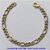 PULSEIRA NO BRUTO PRONTO PARA O BANHO - PULSEIRA 3X1 EM LATÃO (M31188) - COMPRIMENTO: 20CM - LARGURA 7MM - FECHO LAGOSTA - PESO 9GR - COMPOSIÇÃO: 100% LATÃO - BRU9712 - Imagem 1