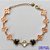 PULSEIRA NO BRUTO PRONTO PARA O BANHO - PULSEIRA COM 8 PINGENTES TIPO VAN CLEEF 11MM EM LATÃO E 3 PINGENTES EM VIDRO 11MM - TAMANHO 18CM COM EXTENSOR E FECHO LAGOSTA - COMPOSIÇÃO: LATÃO / VIDRO - PESO 9,9GR - BRU9720 - Imagem 1