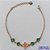 PULSEIRA NO BRUTO PRONTO PARA O BANHO - PULSEIRA TIPO VAN CLEEF 11MM COM 4 PINGENTES CORAÇÕES EM VIDRO VERDE - TAMANHO 18CM COM EXTENSOR E FECHO LAGOSTA - COMPOSIÇÃO: LATÃO / VIDRO - PESO 3GR - BRU9725 - Imagem 1