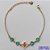 PULSEIRA NO BRUTO PRONTO PARA O BANHO - PULSEIRA TIPO VAN CLEEF 11MM COM 4 PINGENTES CORAÇÕES EM VIDRO AZUL CLARO - TAMANHO 18CM COM EXTENSOR E FECHO LAGOSTA - COMPOSIÇÃO: LATÃO / VIDRO - PESO 3GR - BRU9729 - Imagem 1