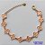 PULSEIRA NO BRUTO PRONTO PARA O BANHO - PULSEIRA COM 10 PINGENTES TIPO VAN CLEEF 11MM - TAMANHO 18CM COM EXTENSOR E FECHO LAGOSTA - COMPOSIÇÃO: LATÃO - PESO 9,1GR - BRU9745 - Imagem 1