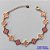 PULSEIRA NO BRUTO PRONTO PARA O BANHO - PULSEIRA COM 11 PINGENTES TIPO VAN CLEEF 11MM - TAMANHO 18CM COM EXTENSOR E FECHO LAGOSTA - COMPOSIÇÃO: LATÃO / RESINA - PESO 8,5GR - BRU9746 - Imagem 1