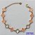 PULSEIRA NO BRUTO PRONTO PARA O BANHO - PULSEIRA COM 11 PINGENTES TIPO VAN CLEEF 11MM - TAMANHO 18CM COM EXTENSOR E FECHO LAGOSTA - COMPOSIÇÃO: LATÃO / VIDRO - PESO 9,4GR - BRU9747 - Imagem 1
