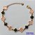 PULSEIRA NO BRUTO PRONTO PARA O BANHO - PULSEIRA COM 11 PINGENTES TIPO VAN CLEEF 11MM - TAMANHO 18CM COM EXTENSOR E FECHO LAGOSTA - COMPOSIÇÃO: LATÃO / VIDRO - PESO 8,4GR - BRU9748 - Imagem 1