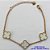 PULSEIRA NO BRUTO PRONTO PARA O BANHO  -  PULSEIRA FEMININA COM 3 PINGENTES TIPO VAN CLEEF 14MM MADRE PÉROLA- TAMANHO 18CM COM EXTENSOR E FECHO LAGOSTA - PESO 4,5GR - BRU9754 - Imagem 1