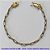PULSEIRA NO BRUTO PRONTO PARA O BANHO - PULSEIRA CARTIER (KDL1.50) - COMPRIMENTO: 20CM - LARGURA 4,2MM - FECHO GAVETA COM TRAVA DUPLA - PESO 6,3GR - COMPOSIÇÃO: 100% LATÃO - BRU9788 - Imagem 1