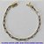 PULSEIRA NO BRUTO PRONTO PARA O BANHO - PULSEIRA CARTIER (KDL1.50) - COMPRIMENTO: 25CM - LARGURA 4,2MM - FECHO CANHÃO COM TRAVA - PESO 9GR - COMPOSIÇÃO: 100% LATÃO - BRU9792 - Imagem 1