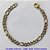PULSEIRA MASCULINA NO BRUTO PRONTO PARA O BANHO - PULSEIRA 5X1 (M51158) - COMPRIMENTO: 20CM - LARGURA 6,5MM - FECHO LAGOSTA - PESO 8,7GR - COMPOSIÇÃO: 100% LATÃO - BRU9812 - Imagem 1