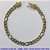 PULSEIRA MASCULINA NO BRUTO PRONTO PARA O BANHO - PULSEIRA 5X1 (M51158) - COMPRIMENTO: 25CM - LARGURA 6,5MM - FECHO GAVETA COM TRAVA DUPLA - PESO 13,8GR - COMPOSIÇÃO: 100% LATÃO - BRU9823 - Imagem 1