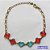 PULSEIRA NO BRUTO PRONTO PARA O BANHO - PULSEIRA COM 6 PINGENTES TIPO VAN CLEEF EM VIDRO  - TAMANHO 18CM COM EXTENSOR E FECHO LAGOSTA - COMPOSIÇÃO: LATÃO / VIDRO - PESO 6,4GR - BRU9829 - Imagem 1