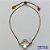 PULSEIRA GRAVATINHA NO BRUTO PRONTO PARA O BANHO - PULSEIRA AJUSTÁVEL TIPO VAN CLEEF COM PINGENTES EM VIDRO CRISTAL 14MM - PESO 2,4GR - COMPOSIÇÃO: LATÃO / VIDRO - BRU9833 - Imagem 1