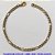 PULSEIRA MASCULINA NO BRUTO PRONTO PARA O BANHO - CORRENTE 5X1 (M5118) - TAMANHO: 20CM - LARGURA 3,9MM - FECHO LAGOSTA - PESO 4,5GR - COMPOSIÇÃO: 100% LATÃO - BRU9838 - Imagem 1