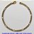 PULSEIRA MASCULINA NO BRUTO PRONTO PARA O BANHO - PULSEIRA 5X1 (M5118) - TAMANHO: 25CM - LARGURA 3,9MM - FECHO LAGOSTA - PESO 5,8GR - COMPOSIÇÃO: 100% LATÃO - BRU9840 - Imagem 1