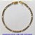 PULSEIRA MASCULINA NO BRUTO PRONTO PARA O BANHO - PULSEIRA 5X1 (M5118) - TAMANHO 20CM - LARGURA 3,9MM - FECHO GAVETA COM TRAVA - PESO 4,7GR - COMPOSIÇÃO: 100% LATÃO - BRU9844 - Imagem 1