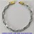PULSEIRA MASCULINA NO BRUTO PRONTO PARA O BANHO - PULSEIRA EM ALÚMINIO (M-A14) - TAMANHO 20CM - LARGURA 5,3MM - FECHO GAVETA COM TRAVA - PESO 4,6GR - COMPOSIÇÃO: ALUMÍNIO - BRU9911 - Imagem 1