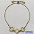 PULSEIRA GRAVATINHA NO BRUTO PRONTO PARA O BANHO - PULSEIRA AJUSTÁVEL TIPO VAN CLEEF COM PINGENTES EM RESINAS MADRE PÉROLA 11MM - PESO 2,6GR - COMPOSIÇÃO: LATÃO / RESINA - BRU9925 - Imagem 1