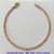 PULSEIRA NO BRUTO PRONTO PARA O BANHO - PULSEIRA EM LATÃO (P155) - TAMANHO 20CM - LARGURA 3MM - FECHO LAGOSTA - PESO 2,6GR - COMPOSIÇÃO: 100% LATÃO - BRU9936 - Imagem 1
